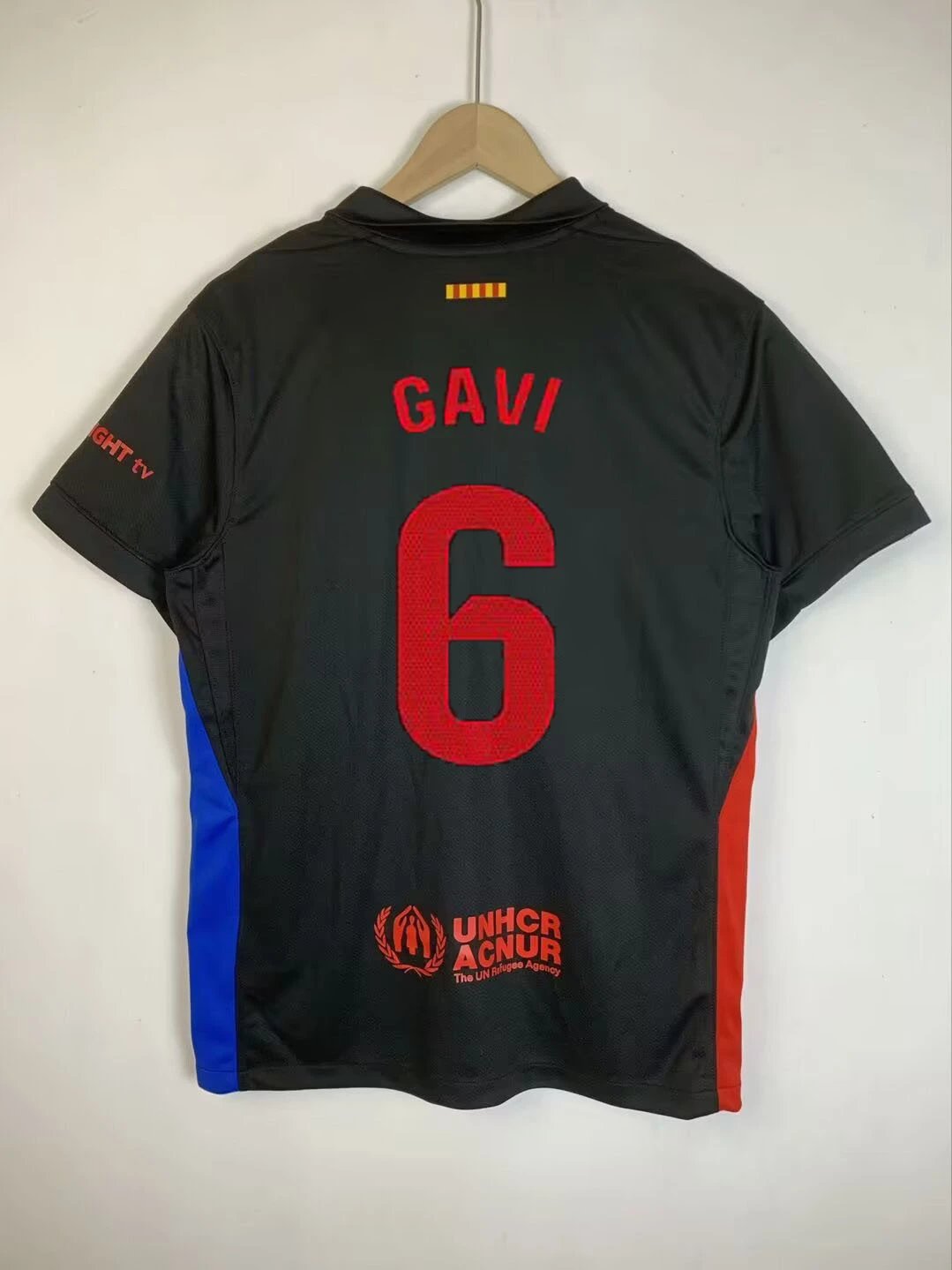 FC Barcelona x Nike Away Jersey 2024/25 - Gavi #6 - Black/Red