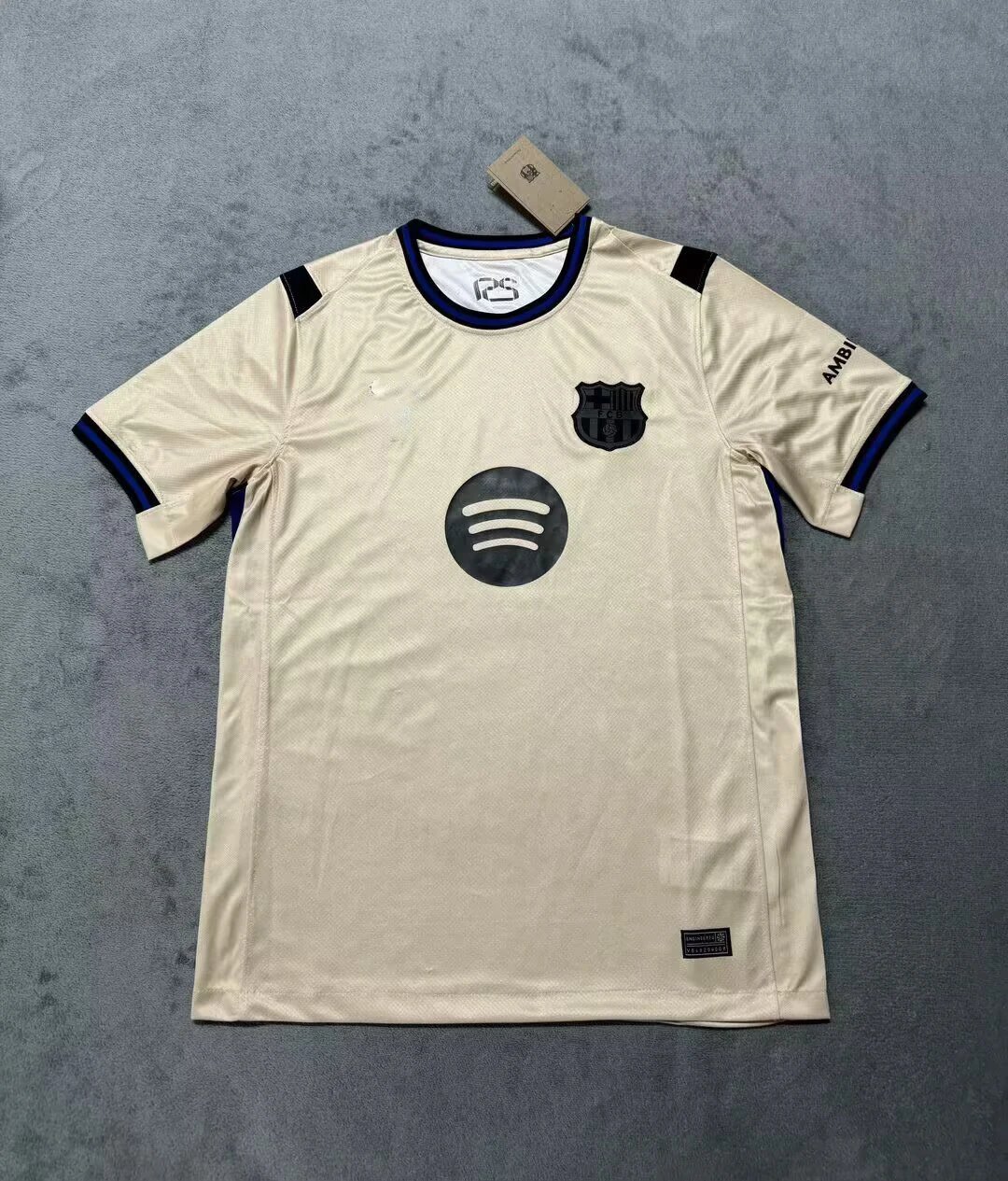 FC Barcelona Away Jersey Cream/Off-White 2024-25 (Nike x Ambush)