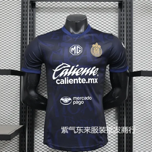 Design Chivas Guadalajara 2024 Away Jersey Navy Jersey - 29