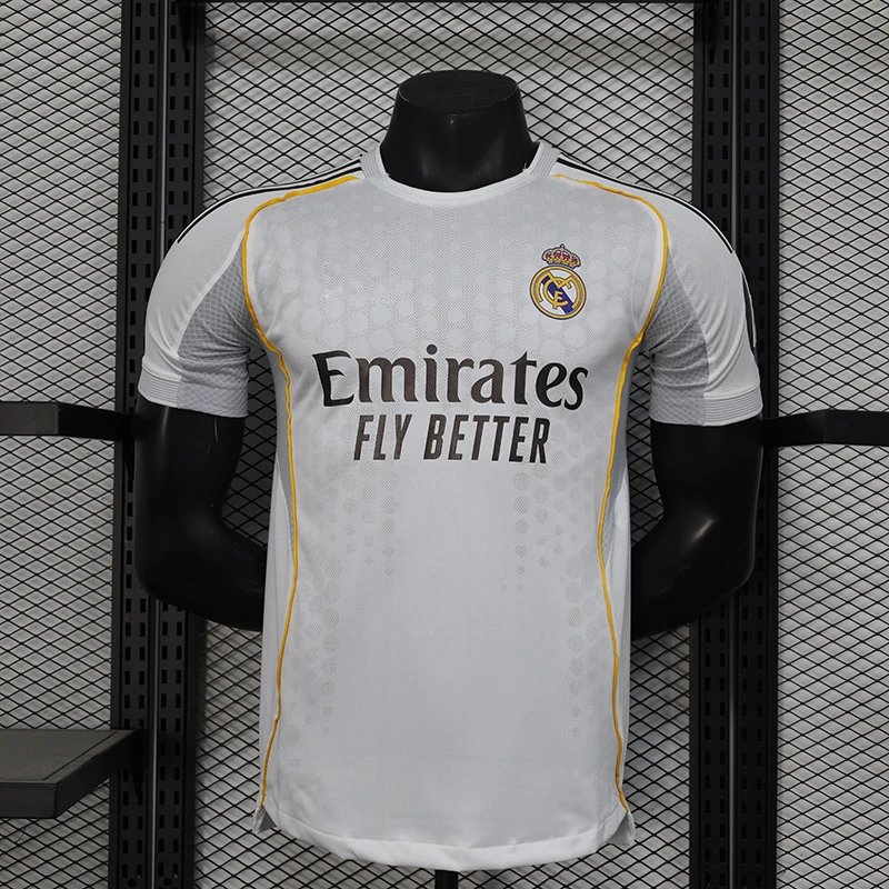 Real Madrid 2023-24 Home Jersey White/Gold