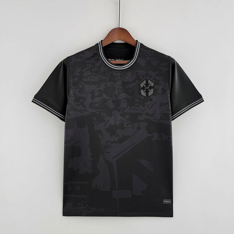 Nike Brazil CBF Special Edition Jersey Black Camo