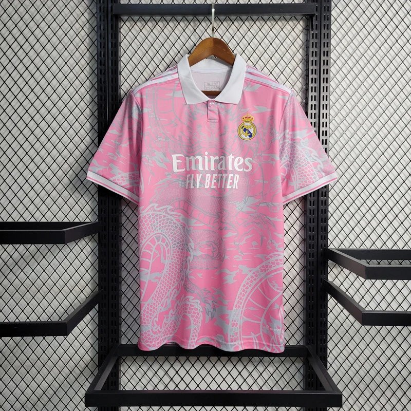 Adidas Real Madrid x Dragon Special Edition Jersey Pink White