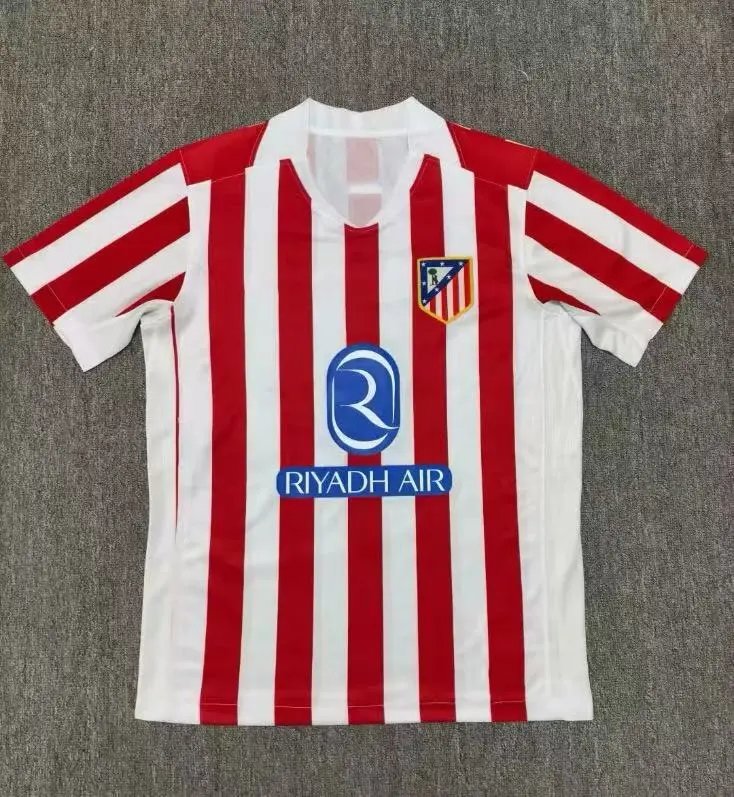Atletico Madrid Nike 2024-25 Home Jersey Red/White Stripes