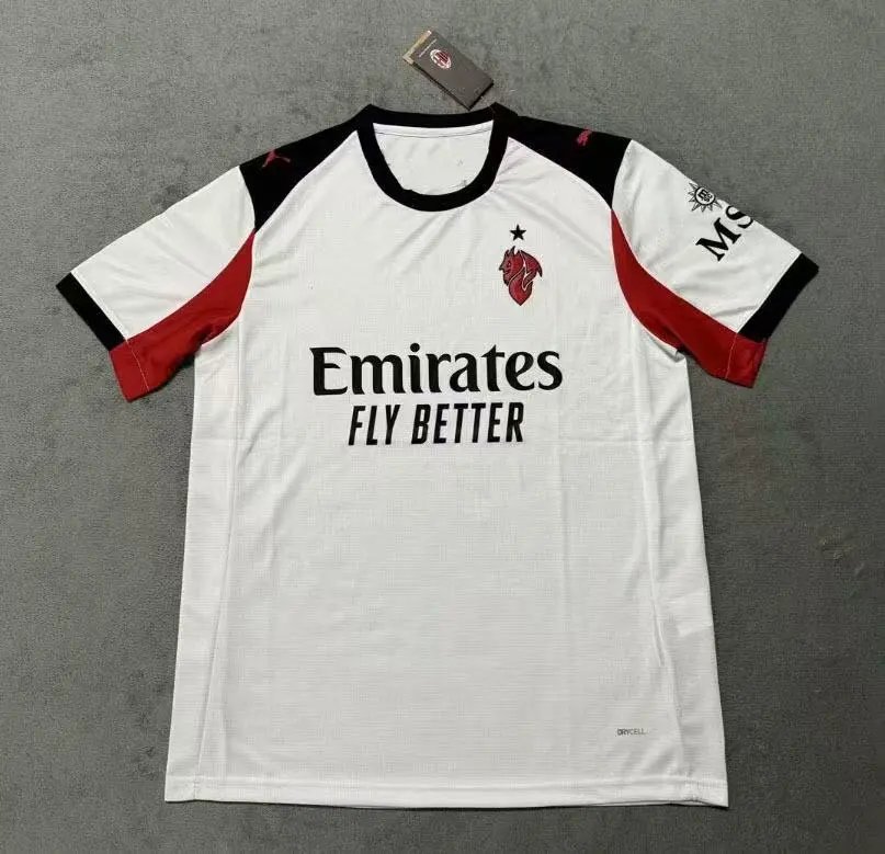 AC Milan Away Jersey White/Black/Red 2024-25 (Puma)