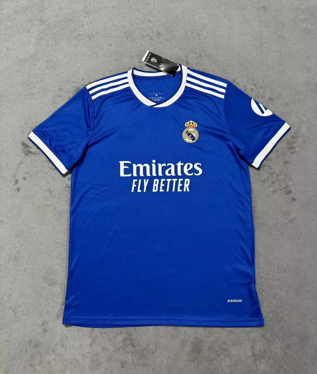 Real Madrid Adidas Away Jersey Blue/White 2021-22