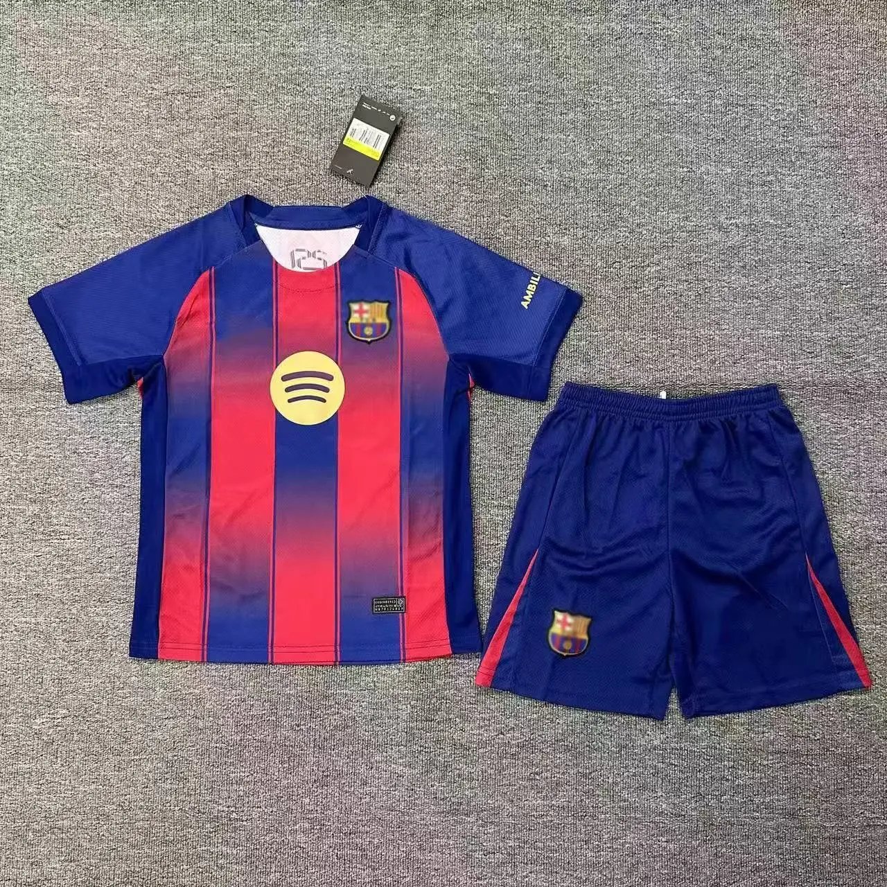Inter Milan 2023-24 Home Jersey Black / Blue Striped Kit - 7