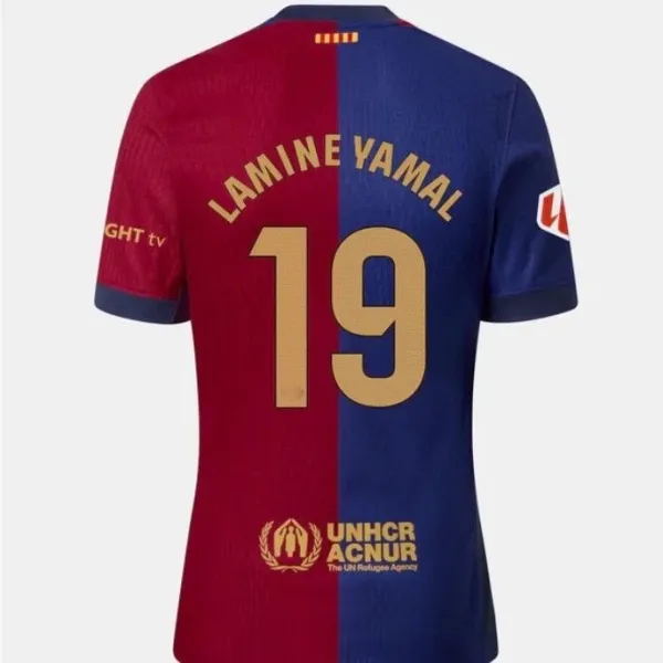 FC Barcelona 2018-19 Home Jersey Pedri #8 Red / Blue - 7