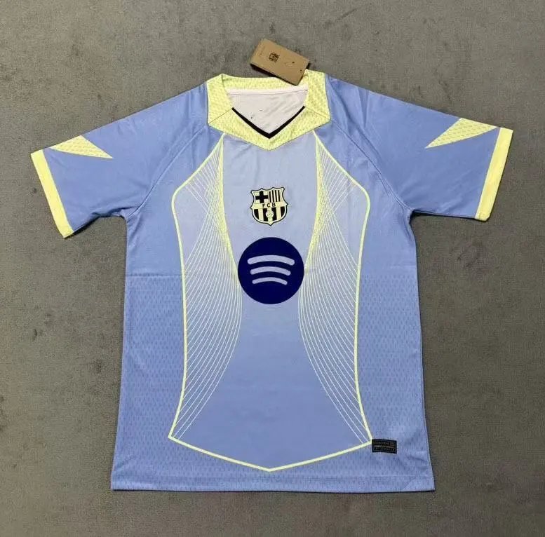 FC Barcelona Away Jersey Light Blue/Yellow 2024-25