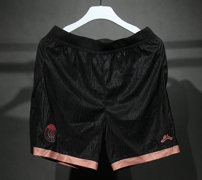 PSG Jordan Flight Shorts Black Pink