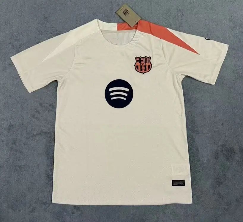FC Barcelona Training Jersey White/Salmon (Nike) 2024-25