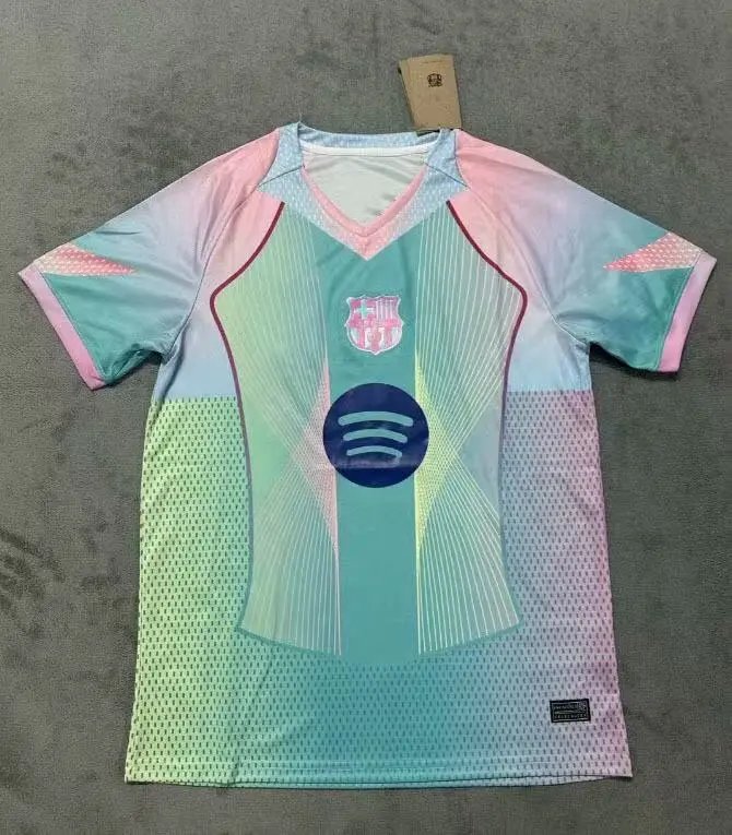 FC Barcelona Fourth Jersey Multicolor Pastel 2024-25