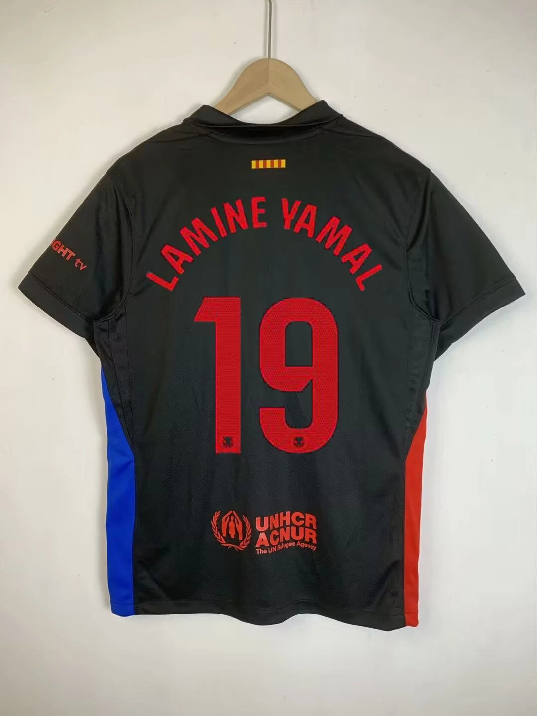 FC Barcelona x Nike Away Jersey 2024/25 - Lamine Yamal #19 - Black/Red