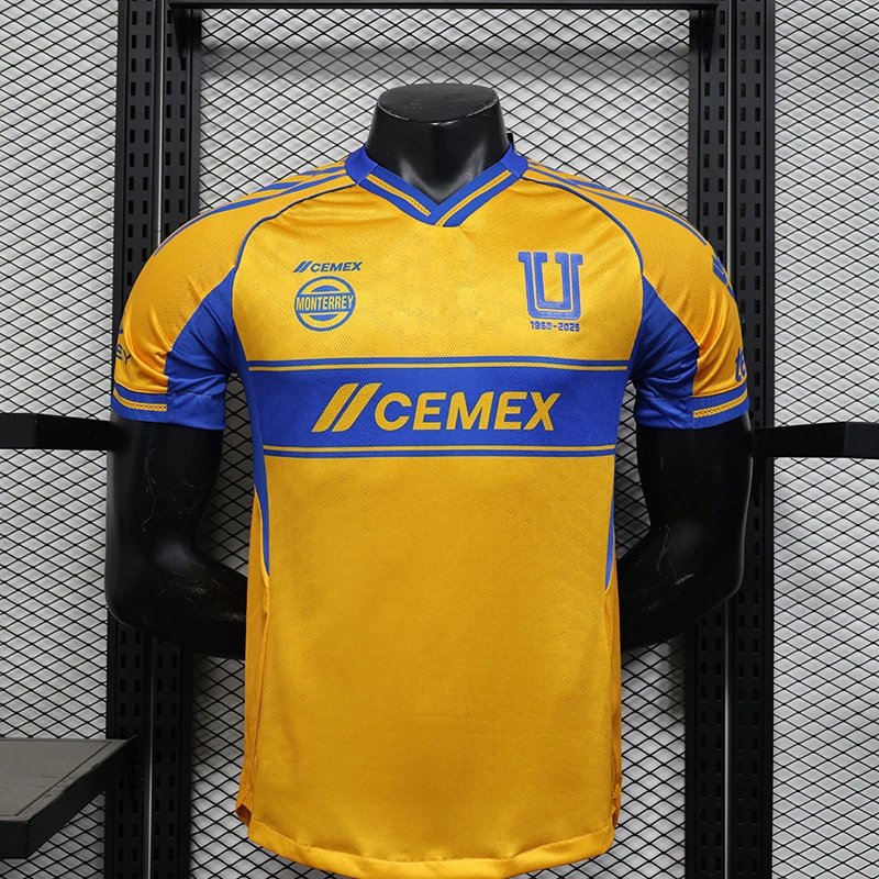Tigres UANL 60th Anniversary Home Jersey Gold/Blue