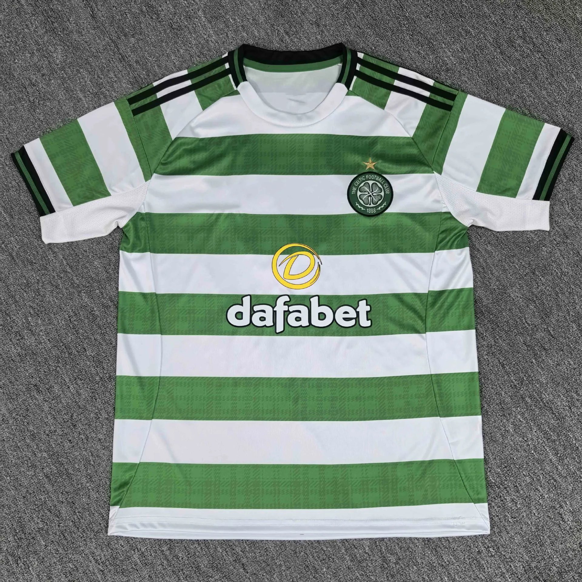 Celtic FC 2024-25 Home Jersey - Green/White Hoops (Dafabet)