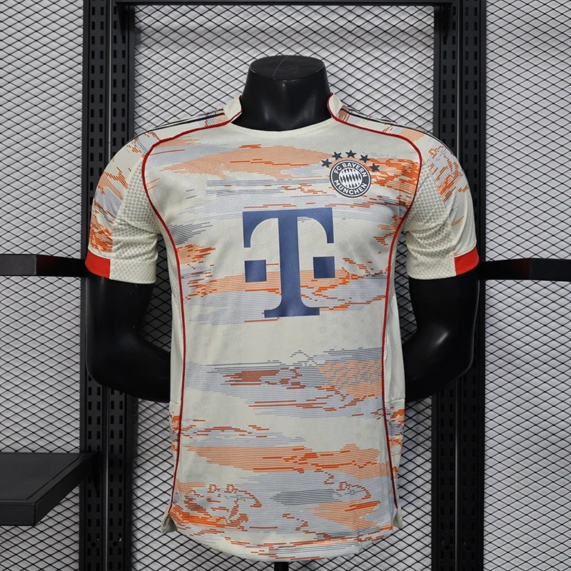 FC Bayern Munich 2024-25 Special Edition Training Jersey White/Orange Camo