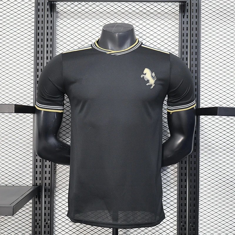 AC Milan Special Edition Jersey Black/Gold Prancing Horse