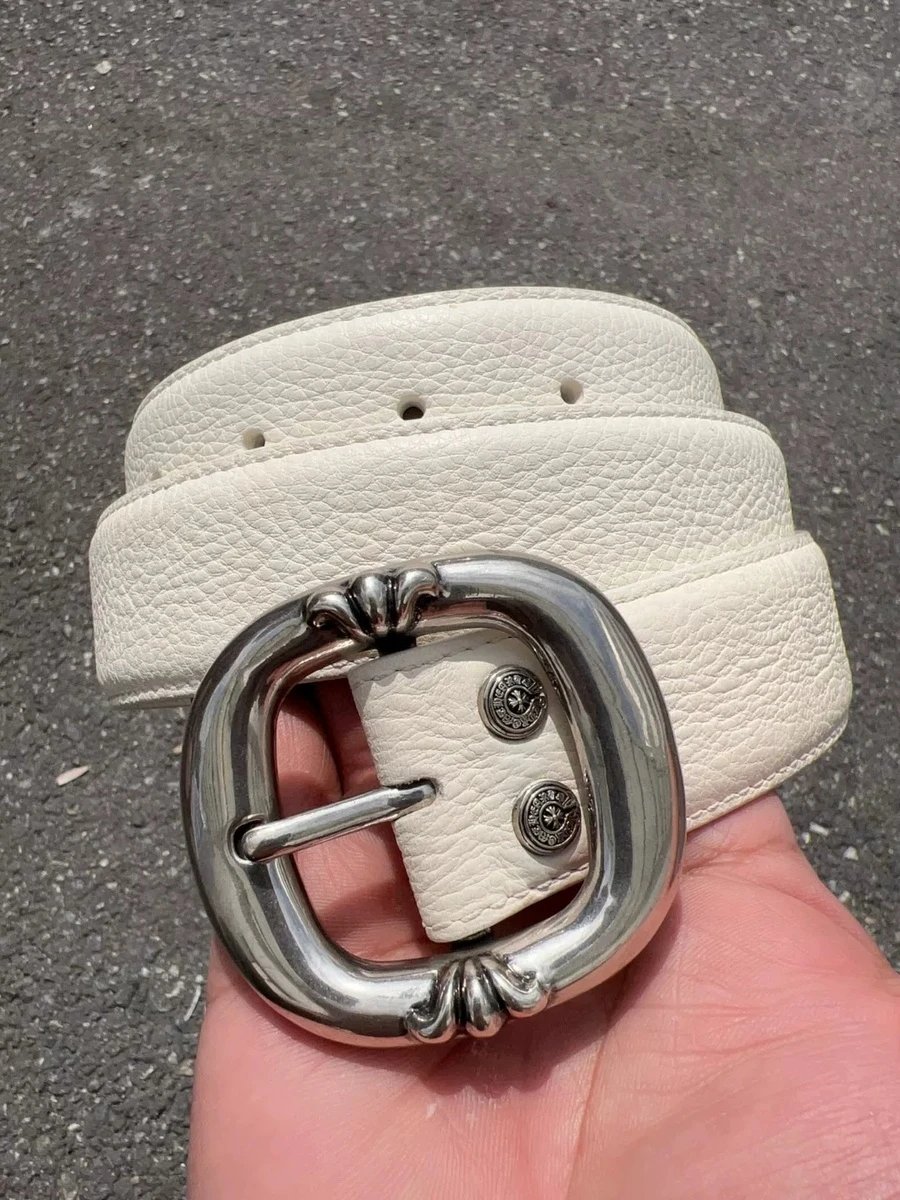 White Oil Wax Leather / Width 3.8cm