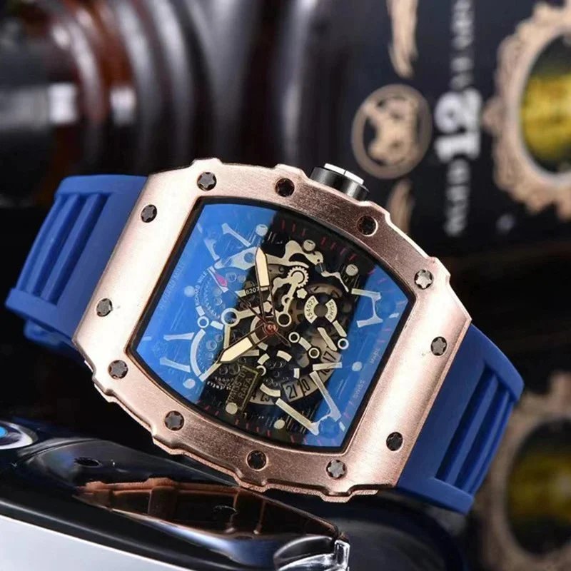 Rose shell deep blue band