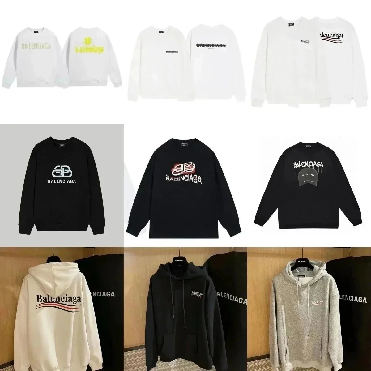 Balenciaga Logo Print Sweatshi