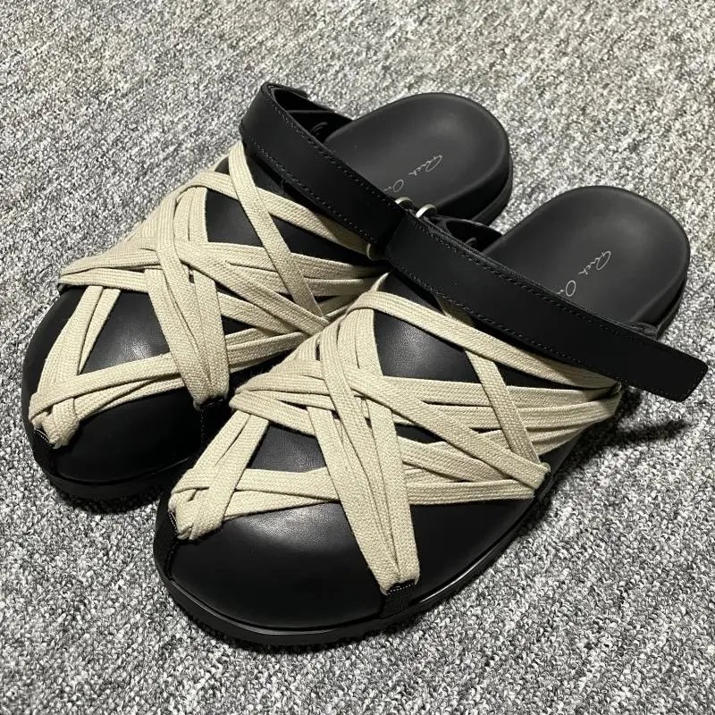 RO Lace-Up Slides