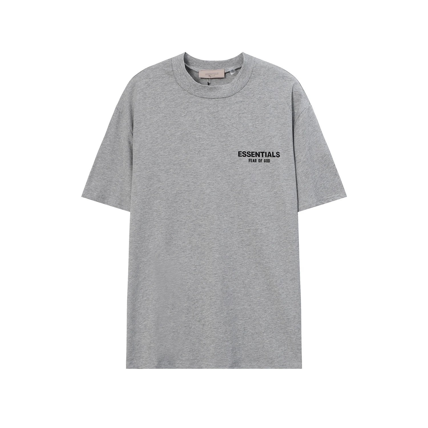 Grey Short-Sleeve Top