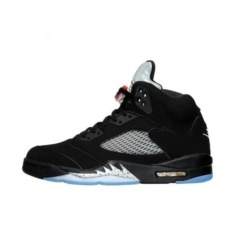 AJ5 Original Box Pure Original Black Silver