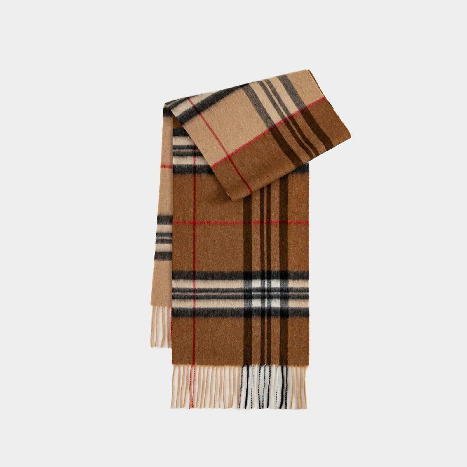 Camel Brown Double Sided Check
