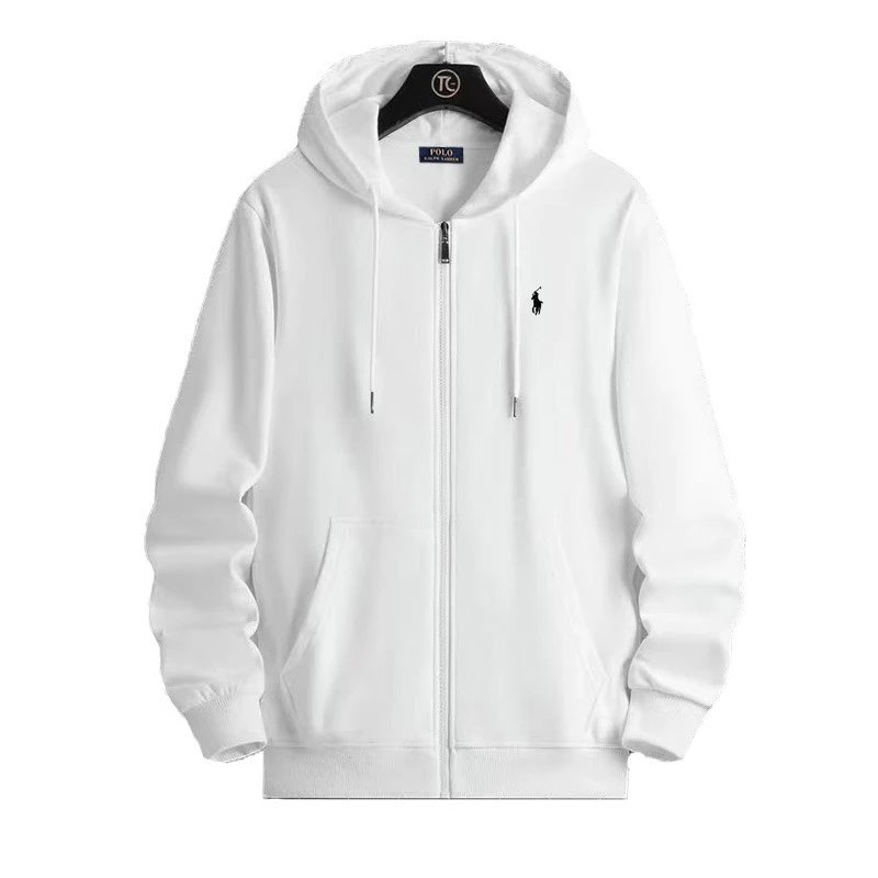 Zip-Up White Black Label