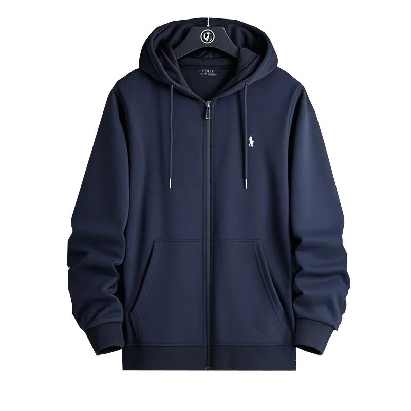 Zip-Up Royal Blue White Label