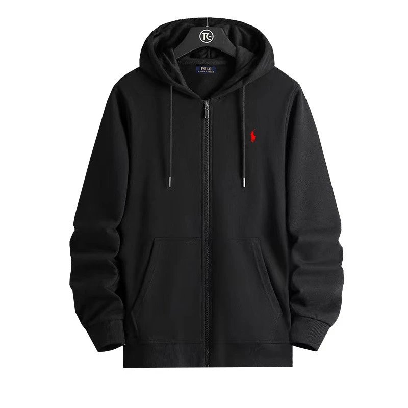 Zip-Up Black Red Label