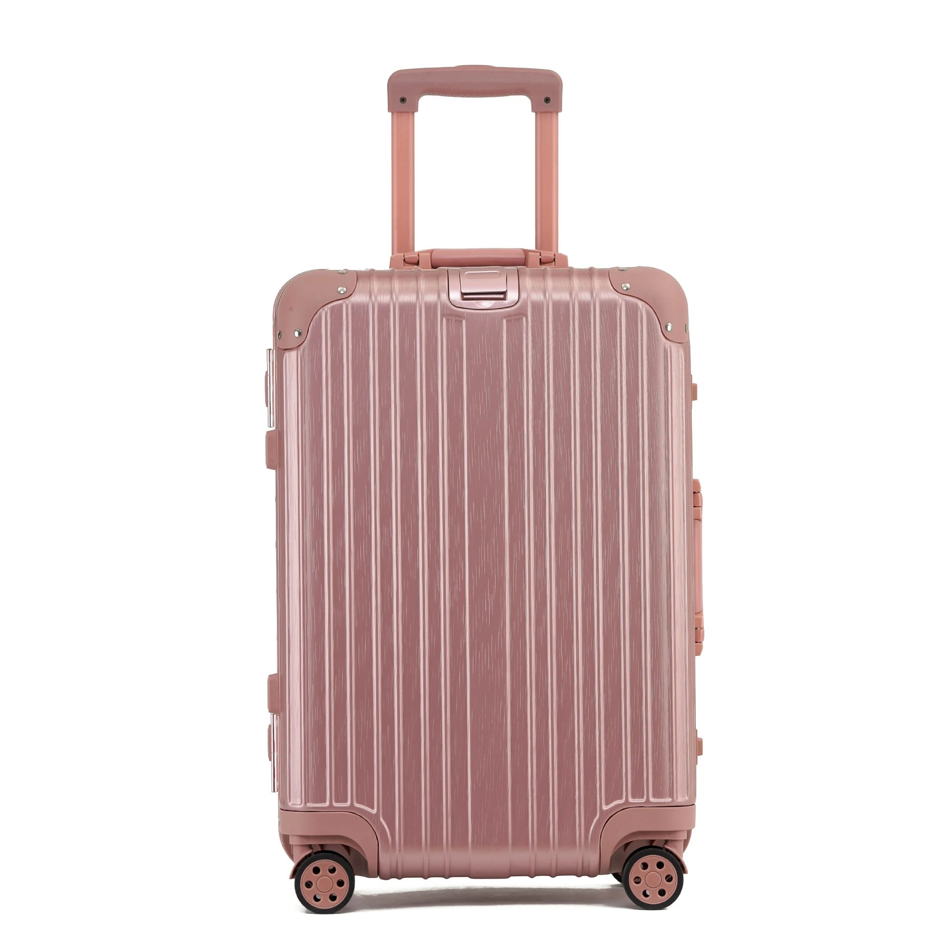 Aluminum frame-rose gold [abs+pc+metal wrapped corners+hanging bag feature