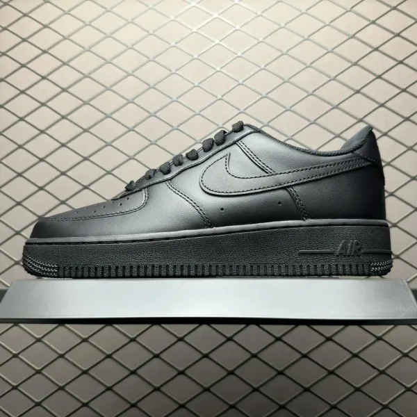 Nike Air Force 1 Low Black Sneakers - 1