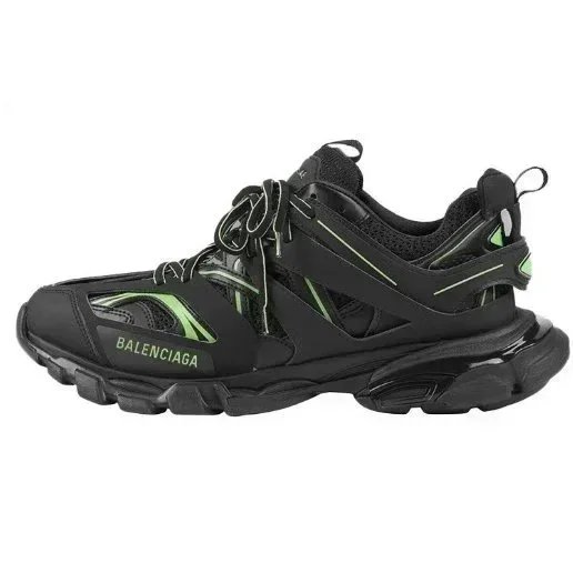 Track black and green stripes
