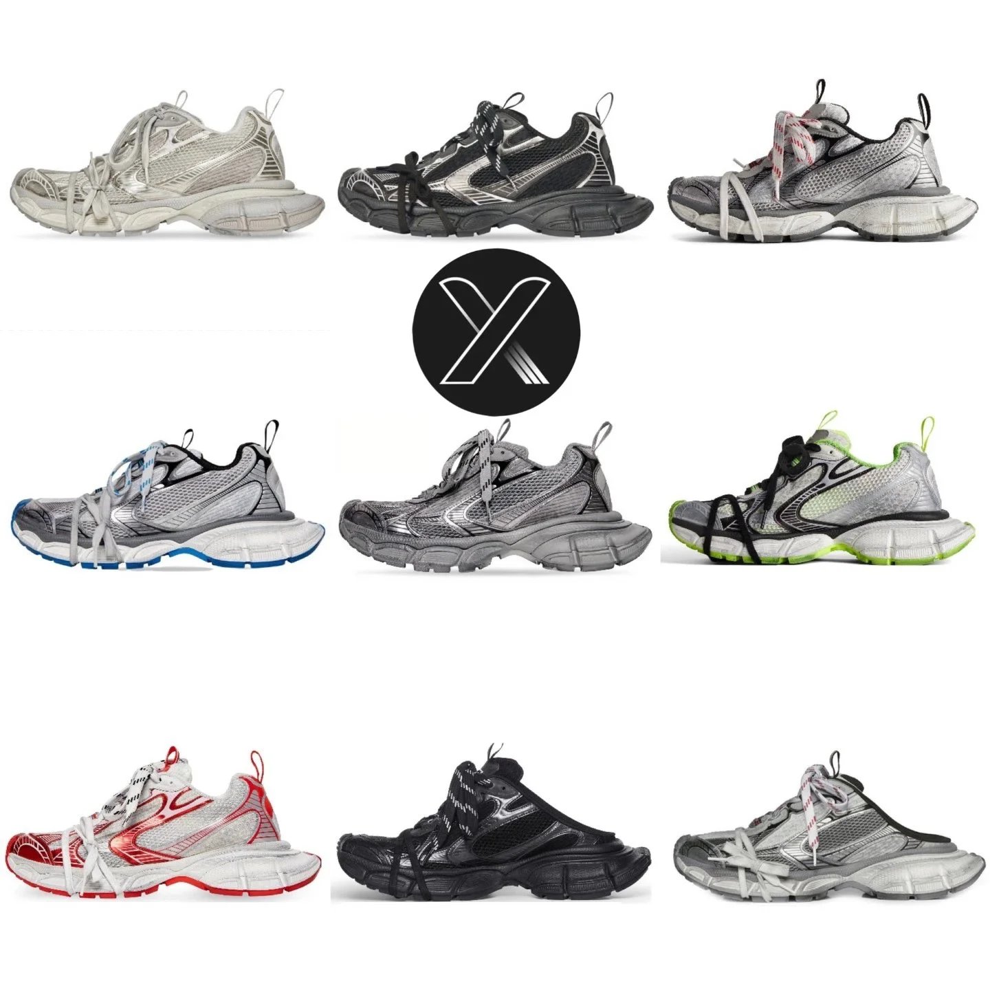 Purple Balenciaga 3XL's (so fire)