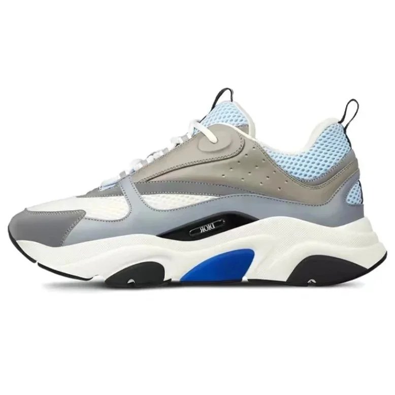DRB22 White Grey Blue