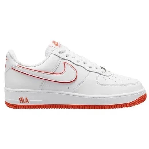 AF White Orange Sole