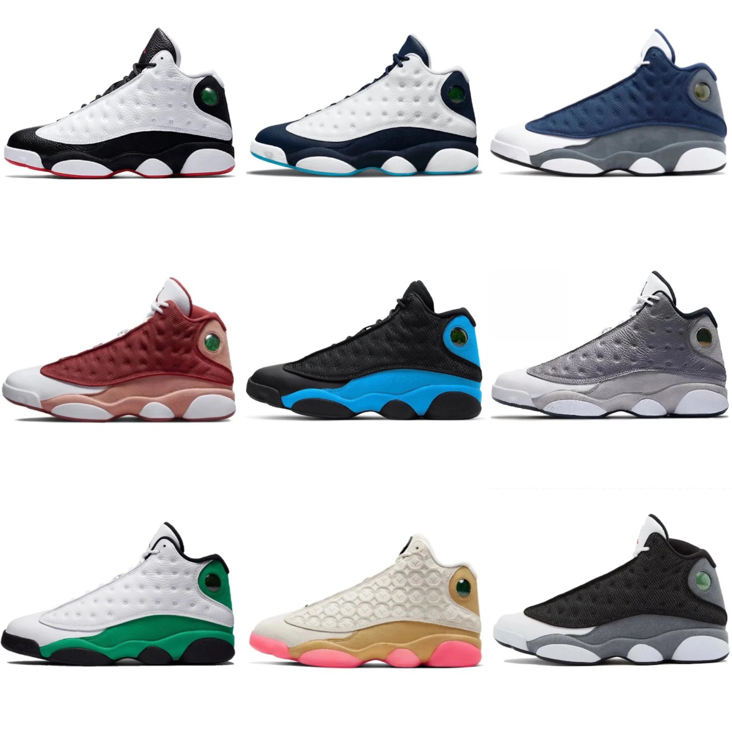 Black Jordan 13s