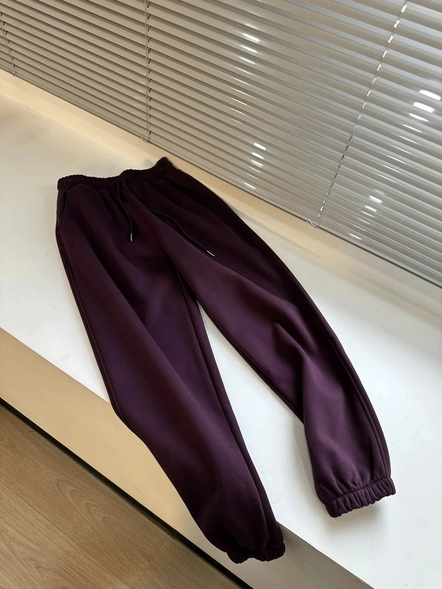 Polo Ralph Lauren Sweatpants Fleece Lined Embroidered Pony Burgundy