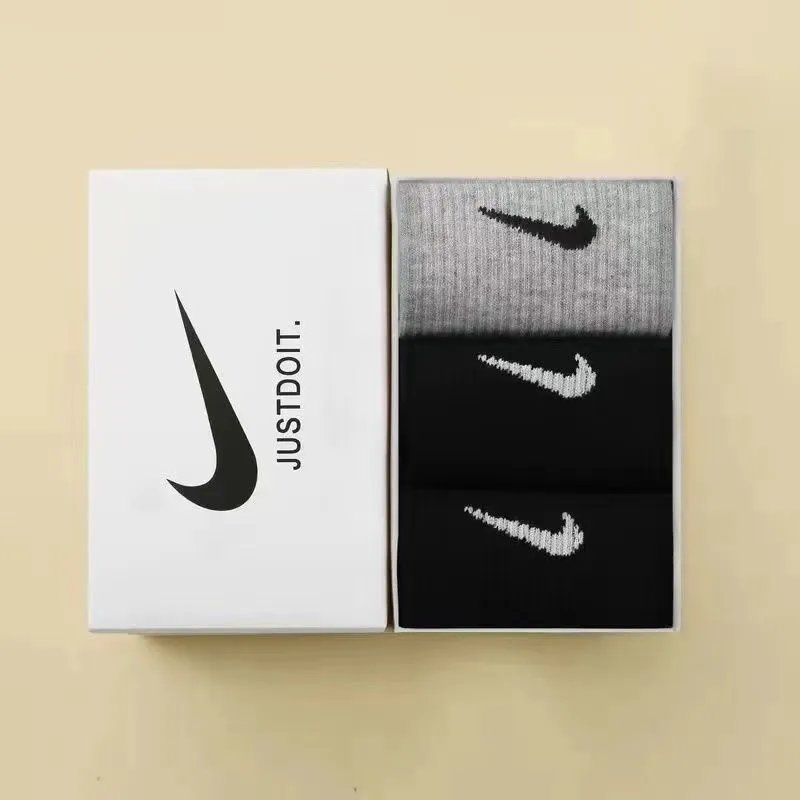 3 pairs [Black+Black+Grey]