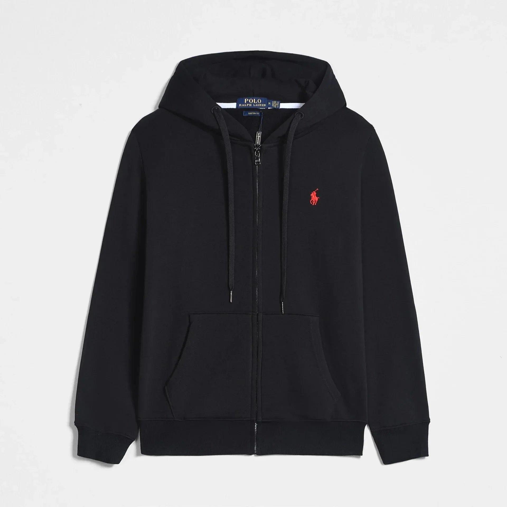 black (red logo)