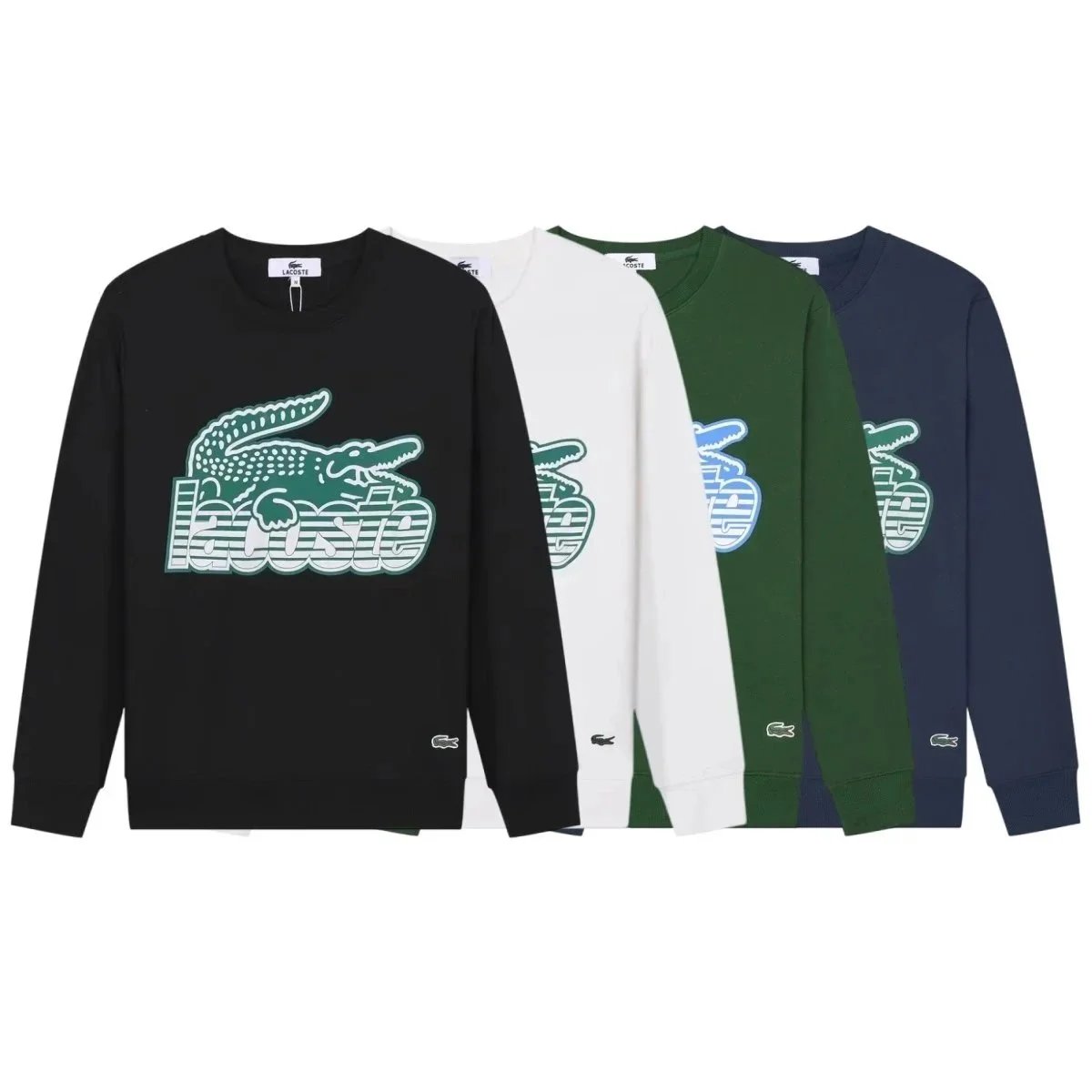 Lacoste Logo Crewneck Black Ca
