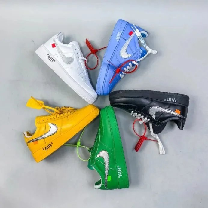 Nike Air Force 1 White Blue Ye