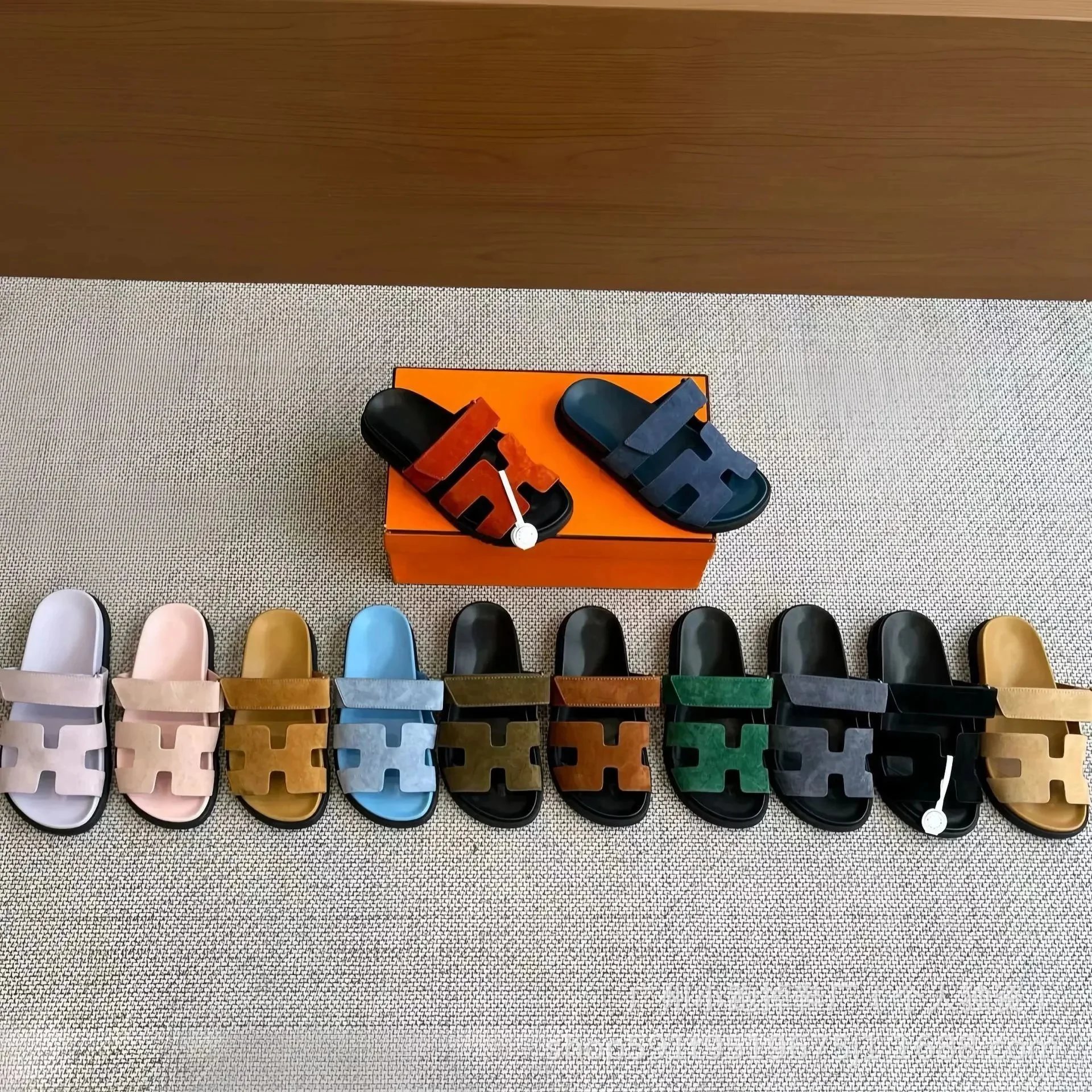 Hermes Oran Multi Color Leathe