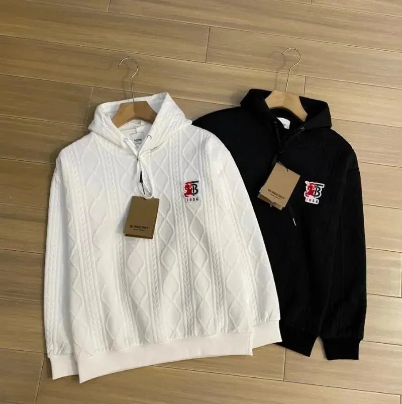 Burberry Quilted Hoodie White 