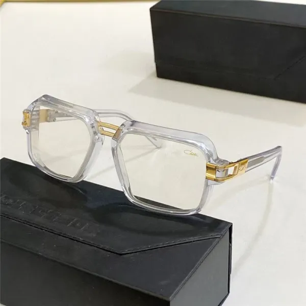 Design Cazal 951 Black and Gold Oversized Square Sunglasses - 19
