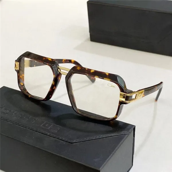 Design Cazal 951 Black and Gold Oversized Square Sunglasses - 16
