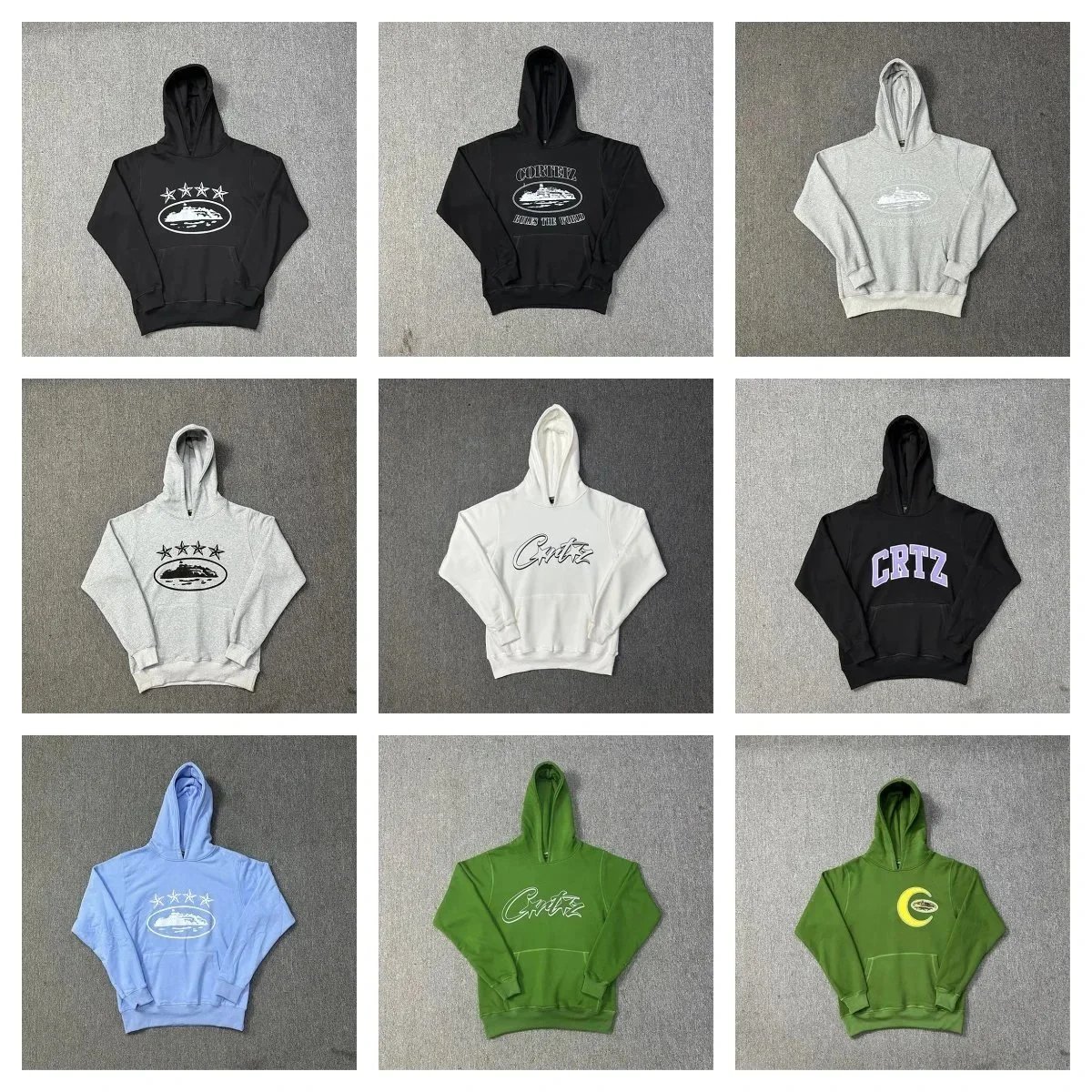 Crtz Hoodie Black Casual Sweat