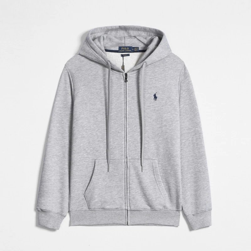 Zipper gray black label