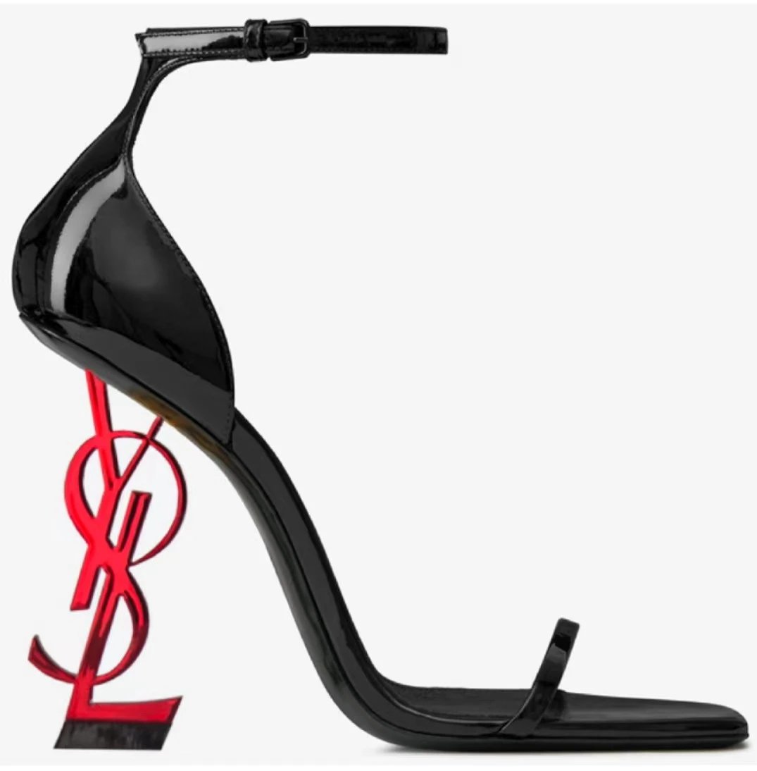 8CM red with black heel