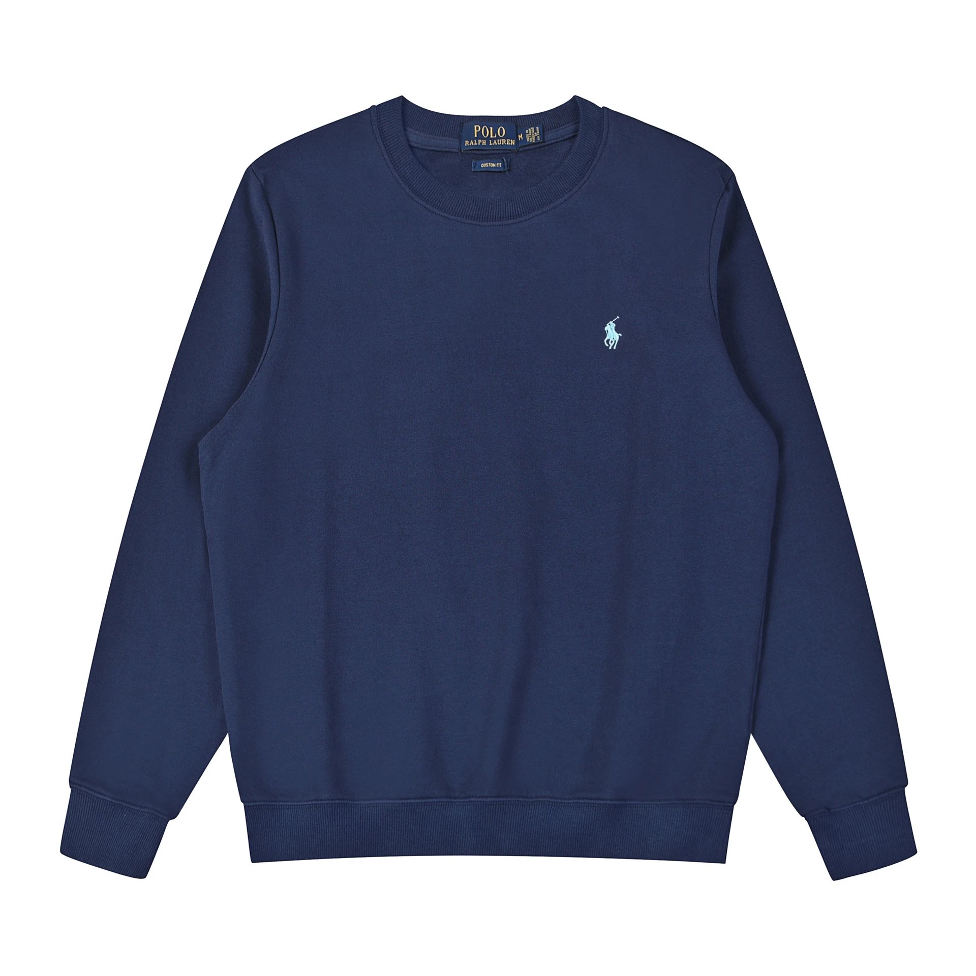 Round neck turquoise logo